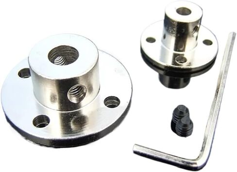 1pcs Flange Rigid Motor Shaft Coupling 3mm 4mm 5mm 6mm 8mm 14mm Coupler Transmission Connector Sleeve Adapter for Boat Car Model(14mm) in Saudi Arabia