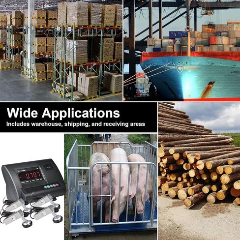 5T Livestock Scale Shipping Scales,Livestock Scale Kit with Sensor, Large Platforms Stainless Steel Vet Scale Industrial Floor Scale Large Animal Cow Dog Pig Scale Goat Weight Scale Pet Digital Scale in Saudi Arabia