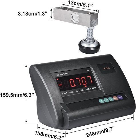 5T Livestock Scale Shipping Scales,Livestock Scale Kit with Sensor, Large Platforms Stainless Steel Vet Scale Industrial Floor Scale Large Animal Cow Dog Pig Scale Goat Weight Scale Pet Digital Scale in Saudi Arabia