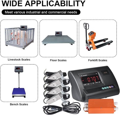 5T Livestock Scale Shipping Scales,Livestock Scale Kit with Sensor, Large Platforms Stainless Steel Vet Scale Industrial Floor Scale Large Animal Cow Dog Pig Scale Goat Weight Scale Pet Digital Scale in Saudi Arabia