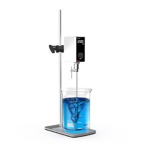 4E's USA Lab Overhead Stirrer - 20 Liter, 10000 mPas, 50~2000 RPM Variable Speed with Stand and Stirring Rod, LED Lab Stirrer Mixer with Safety Sensors and Go-Through Design for Easy Rod Adjustment in Kuwait