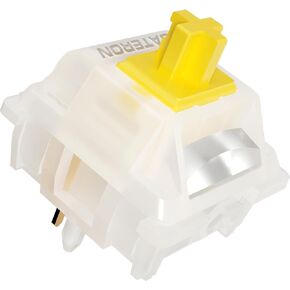 مفاتيح لوحة مفاتيح Gateron Yellow Pro V3 ، خطي 5 دبوس محطّم مسبقًا لجميع لوحة المفاتيح الميكانيكية MX (108pcs) in Kuwait
