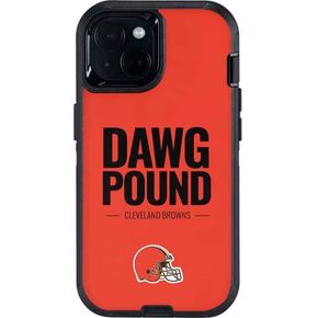 Skinit Skinit Phone Skin متوافق مع Otterbox Defender iPhone 14 - تصميم فريق NFL Cleveland Browns المرخص رسميًا in Kuwait
