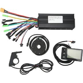 36v/48v 750w/1000w Electric Bike Controller Kit, Aluminum Alloy Ebike Conversion Kit, 30a Sine Wave Controller with Panel Dc24 36 48v for Electric Bicycles, Electric Vehicles, Electric Scooters in Kuwait