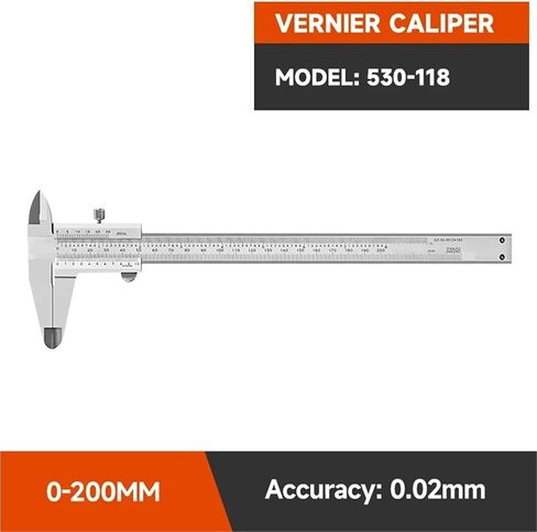Vernier Caliper 530 Series Metric Machinist Slider 150/200/300mm Thickness Gauge Measuring Tools(530-312 150mm) in Kuwait