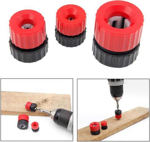 3pieces 3-13mm Drill Bit Stop Collars Adjustable Drill Bit Depth Stop for Carpentry Drill Accessories Woodworking Tool in Saudi Arabia