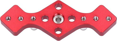 Woodworking Straight Hole Punch Locator Precision Red Aluminum Alloy Drilling Positioner Tool for Accurate Woodworking Projects with 6mm 8mm 10mm Sizes in Kuwait