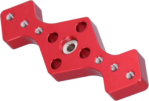 Woodworking Straight Hole Punch Locator Precision Red Aluminum Alloy Drilling Positioner Tool for Accurate Woodworking Projects with 6mm 8mm 10mm Sizes in Kuwait