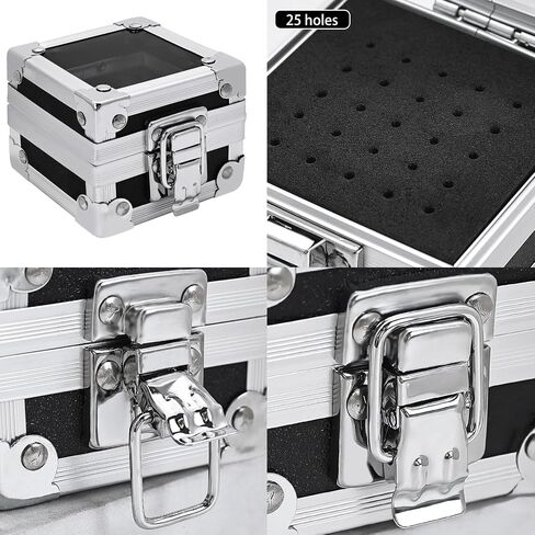 Nails Drill Bits Holder Box Nails Polishing Head Storage Box Nails Drill Bit Display Organizers Container in Saudi Arabia