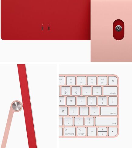 2021 Apple iMac (24 بوصة، شريحة Apple M1 مع وحدة المعالجة المركزية 8 النواة ووحدة معالجة الرسومات 7 النواة، ذاكرة الوصول العشوائي 8 جيجابايت، 256 جيجابايت) - فضي in Kuwait