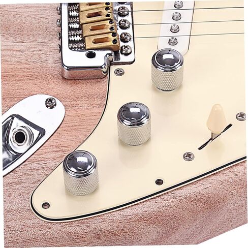 Toyandona Guitar Guitar Volume Control Conbs Chrome Aluminium Knobs 3pcs Fit Bass Guitar Parts GD132 in Saudi Arabia