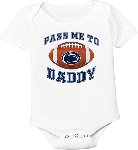 Penn State Nittany Lions Football تمرني إلى Daddy - Mommy - العم - ​​Auntie Baby Bodysuit in Saudi Arabia