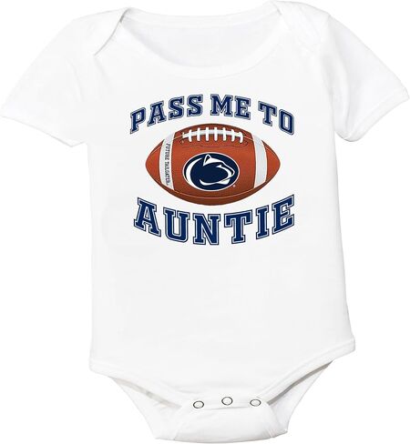 Penn State Nittany Lions Football تمرني إلى Daddy - Mommy - العم - ​​Auntie Baby Bodysuit in Saudi Arabia