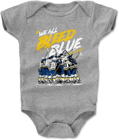 500 LEVEL St. Louis St. Louis Hockey Baby Infant One Piece Bodysuit (3-24 Months) - St. Louis Hockey Bleed Blue in Saudi Arabia