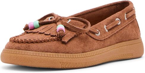 Steve Madden Girls Shoes Girls Krisp Moccasin ، Cognac Multi ، 13 Little Kid in Saudi Arabia