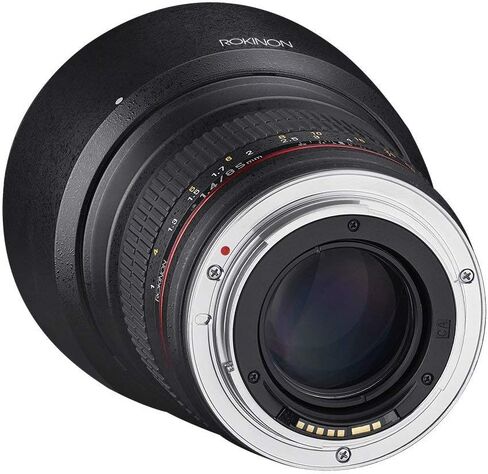 عدسة دوارة 85M-C 85mm F1.4 من روكينون لكاميرا كانون (اسود) in Saudi Arabia