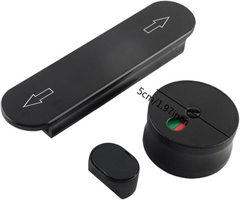 مؤشر عام WC أقفال الخصوصية العامة قفل باب الحمام القفل Dead Dead Dead Postition Door Lock للمطعم ، الفضي in Kuwait