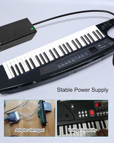 محول الطاقة 9V ملاءمة لـ Roland PSB-120 PSB-12U ACB-120 ACF-120 ACK-120 ACI-120 VG-99 GT-10 SPD-SX AX-09 FA-06 SP-404 لوحة مفاتيح إلكترونية ، مزود كابل كابل كهرباء الشاحن in Saudi Arabia
