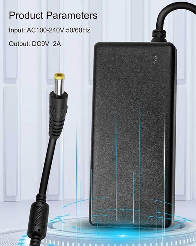 محول الطاقة 9V ملاءمة لـ Roland PSB-120 PSB-12U ACB-120 ACF-120 ACK-120 ACI-120 VG-99 GT-10 SPD-SX AX-09 FA-06 SP-404 لوحة مفاتيح إلكترونية ، مزود كابل كابل كهرباء الشاحن in Saudi Arabia