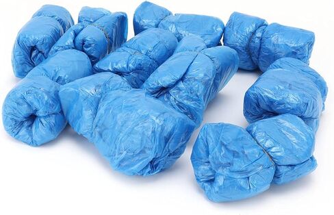 أغطية أحذية 100pcs التي يمكن التخلص منها ، غطاء واقي أحذية سميك للاستخدام الداخلي ، التنظيف المنزلي ، ينفصل ، مقاس واحد يناسب أكثر in Saudi Arabia