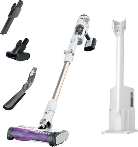 Shark IW4625 اكتشف نظام Pro-Auto-Engty-فراغ عصا اللاسلكي خفيفة الوزن لشعر الحيوانات الأليفة مع مرشح HEPA ، العصا المرنة ، المحمولة المحمولة ، قفص الاتهام ، فرشاة التنظيف الذاتي ، الأدوات (المتجددة) in Kuwait
