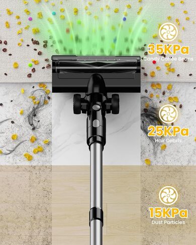المكنسة الكهربائية اللاسلكية لبطارية DeWalt 20V ، فراغ عصا خفيفة الوزن 7 في 1 مع مرشح HEPA ، شفط 35 كيلو باسكال ، 350 واط محرك بدون فرش ، 3 أوضاع للسجاد ، الأرضية ، السيارة (البطارية غير متضمنة) in Kuwait