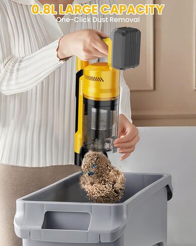 المكنسة الكهربائية اللاسلكية لبطارية DeWalt 20V ، فراغ عصا خفيفة الوزن 7 في 1 مع مرشح HEPA ، شفط 35 كيلو باسكال ، 350 واط محرك بدون فرش ، 3 أوضاع للسجاد ، الأرضية ، السيارة (البطارية غير متضمنة) in Kuwait