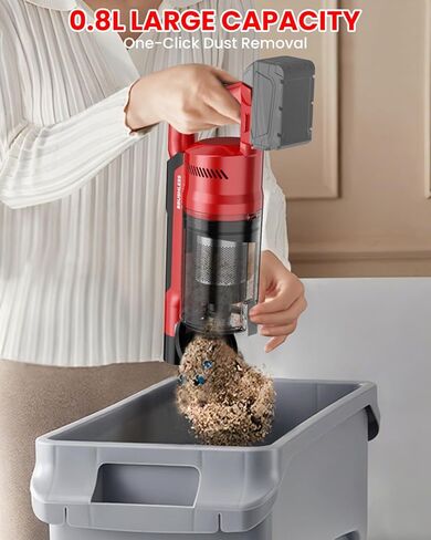 مكنسة مكسورة للاشاة لبطارية MILWAUKEE M18 ، فراغ عصا خفيفة الوزن 7 في 1 مع مرشح HEPA ، شفط 35KPa ، 350W محرك بدون فرش ، 3 أوضاع للأرضية ، السجاد ، السيارة ، البطارية غير متضمنة in Kuwait