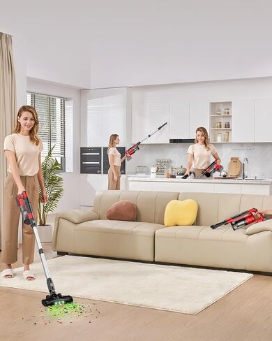 مكنسة مكسورة للاشاة لبطارية MILWAUKEE M18 ، فراغ عصا خفيفة الوزن 7 في 1 مع مرشح HEPA ، شفط 35KPa ، 350W محرك بدون فرش ، 3 أوضاع للأرضية ، السجاد ، السيارة ، البطارية غير متضمنة in Kuwait