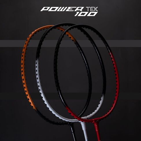 Powertek 100 (مجموعة من 2) مضرب كرة الريشة مع غطاء كامل in Kuwait