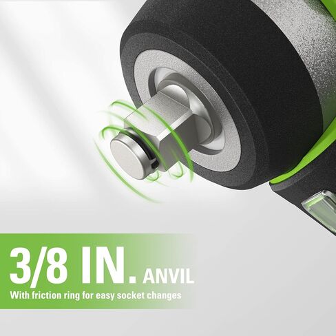 Greenworks 24V Cordless Impact Wrench with 4.0Ah Battery & Charger, 1/2 Inch 300 ft-lbs Brushless Impact Wrench Kit, Variable Speed for Home & Car in Kuwait