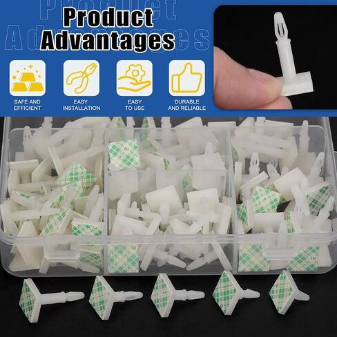 Glarks 125pcs 4.8/7.9/11/14.2/15.8mm فاصل PCB لزجة ، أبيض دعم الطراز العازف معزول القفل المشارك in Saudi Arabia