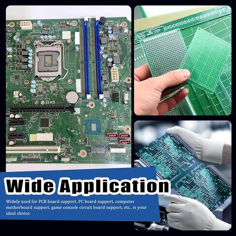 Glarks 125pcs 4.8/7.9/11/14.2/15.8mm فاصل PCB لزجة ، أبيض دعم الطراز العازف معزول القفل المشارك in Saudi Arabia