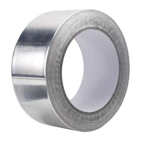 YIKANGHENG Aluminum Foil Tape, 0.1 mm Thick, 1.97 Inch Wide, 65.6 Feet Silver Tape for Metal Repair, Foamboard, Insulation, Sealing and Patching Hot and Cold Air Ducts (1) in Saudi Arabia