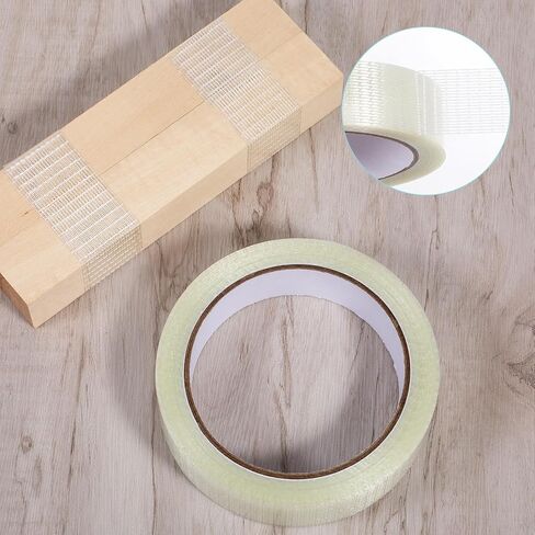 2 حزمة شريط لاصق شفاف ، شريط مقاوم للماء الثقيلة أشرطة عالية الأداء مقاوم للطقس أشرطة الصناعية الصافية للاستخدامات السكنية والتجارية والصناعية (1 في × 22 ياردة) in Kuwait