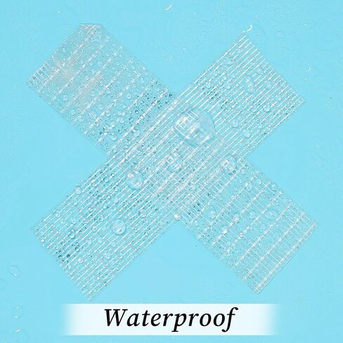 2 حزمة شريط لاصق شفاف ، شريط مقاوم للماء الثقيلة أشرطة عالية الأداء مقاوم للطقس أشرطة الصناعية الصافية للاستخدامات السكنية والتجارية والصناعية (1 في × 22 ياردة) in Kuwait