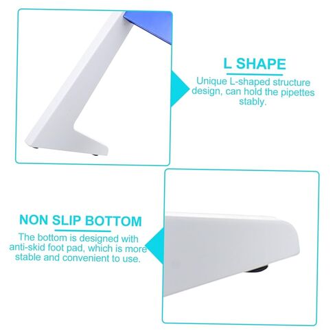 Homoyoyo L-Shaped Pipette Rack Linear Pipette Holder for Laboratory Use Compact Design Color Variations Essential Lab Organization for Pipettors in Saudi Arabia