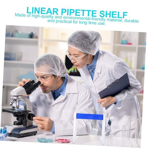 Homoyoyo L-Shaped Pipette Rack Linear Pipette Holder for Laboratory Use Compact Design Color Variations Essential Lab Organization for Pipettors in Saudi Arabia