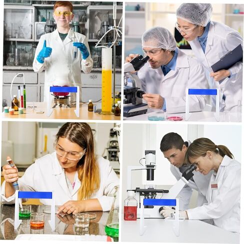 Homoyoyo L-Shaped Pipette Rack Linear Pipette Holder for Laboratory Use Compact Design Color Variations Essential Lab Organization for Pipettors in Saudi Arabia