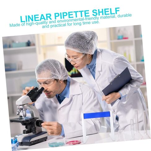 Sturdy L-Shaped Pipette Rack Large Capacity Stand for Linear Pipettes and Lab Glassware in Saudi Arabia