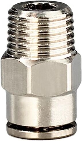 Pneumatic Quick Acpler BSPT Thread 1/8 1/4 3/8 1/2 دفع النحاس في تركيبات Air TKC-PC PNEUMATIC 5PCS in Kuwait