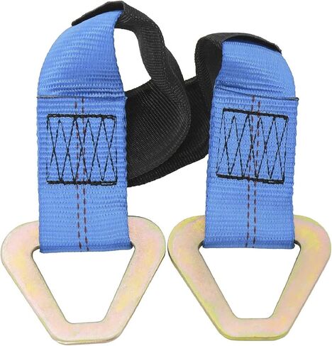 Novelbee 8pcs 2 "× 24" محور ربط حزام مع حلقات D وأكمام واقية لشاحنة سحب سيارة Race (أصفر) in Saudi Arabia