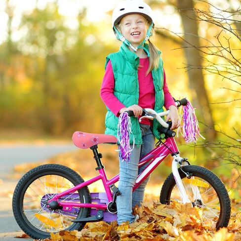Colorful Flower Pattern Bike Saddle for Girls, High-Resilience Sponge, Durable Plastic & Iron Frame, Fits 12-18 Inch Girls' Bikes in Saudi Arabia