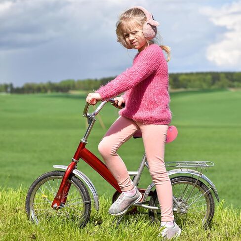 Colorful Flower Pattern Bike Saddle for Girls, High-Resilience Sponge, Durable Plastic & Iron Frame, Fits 12-18 Inch Girls' Bikes in Saudi Arabia