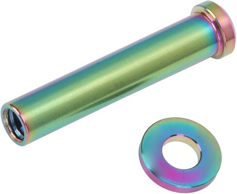 VGEBY C Clamp Fixed Nuts, 40mm Alloy Road C Brake Pivot Nuts with Washer for Mountain Road (Colorful) Road Caliper Brakes in Saudi Arabia