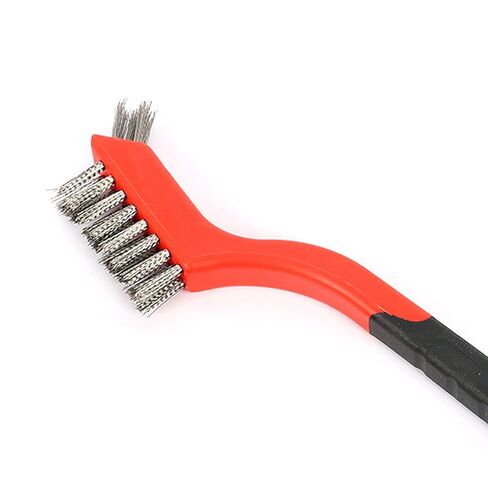 Acouto 3PCS Wire Brush Set - Stainless Steel, Nylon, Copper Brushes for Efficient and Removal (7in) in Kuwait