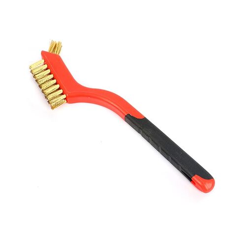 Acouto 3PCS Wire Brush Set - Stainless Steel, Nylon, Copper Brushes for Efficient and Removal (7in) in Kuwait