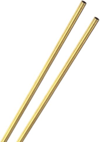 2-pack 300mm النحاس النحاس ، 6 مم OD 0.5 مم سماكة الجدار H65 النحاس أنابيب سلس للبناء/صياغة/صياغة DIY ، أنبوب مستقيم معدني [0.24 × 02x11.8in] in Kuwait