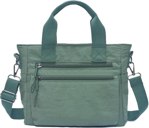Small Nylon Tote Bag for Women Lightweight Crossbody Tote Handbag with Long Strap for Daily, Work, College & Travel in Kuwait