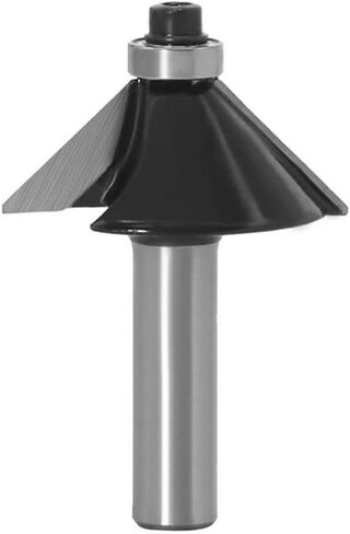 Jinchao-Router bits, 8mm Shank Round Over Router Bits for Wood Woodworking Tool 2 Flute Endmill with Bearing Milling Cutter Corner Round Over, for Home DIY (Cutting Edge Length : NO11) in Kuwait